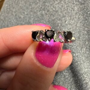 Moon Magic onyx and moonstone ring